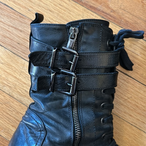 Aquatalia Lace-Up Boots With Side Zipper - Picture 4 of 7